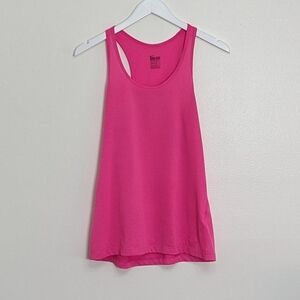 Nike Women's Pink Racer Back Dri Fit Tank Top Medium